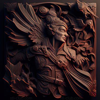 3D модель Игра St Hiouden Legend of the Scarlet King (STL)